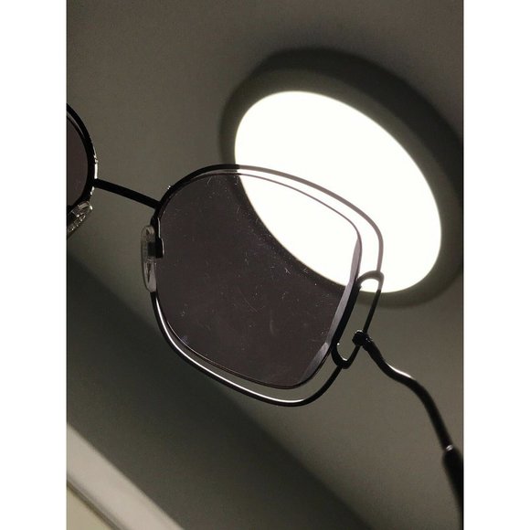 Vintage Sunglasses Luxottica Avant Garde Galaxy Floating Lens Big - Picture 8 of 12